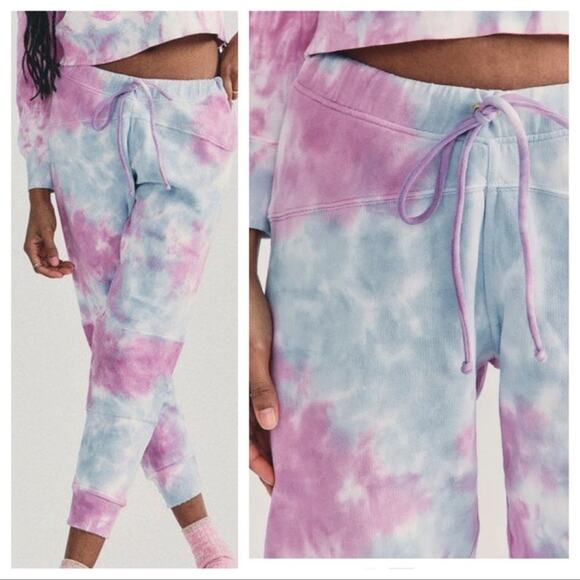LoveShackFancy Etty Tie Dye Joggers Size Medium - Picture 2 of 9